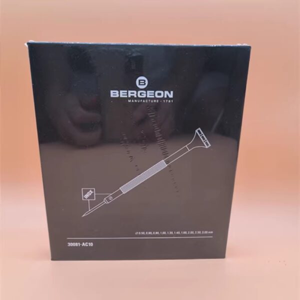 Watch Repair Tool: Swiss Made BERGEON 30081-AC10 Set of 10 Ergonomic Straight-Blade Screwdrivers