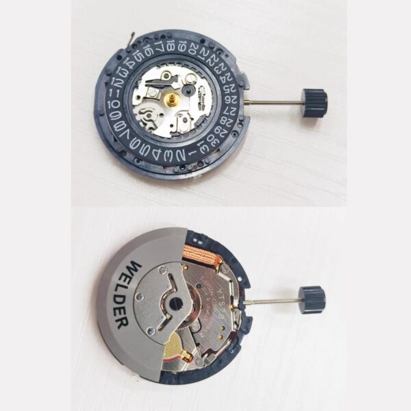Watch Accessories: Original Japanese Kinetic Movement YT57 & YT58. YT58 is a Dual-Calendar Movement; YT57 is a Single-Calendar Movement with Battery Included.