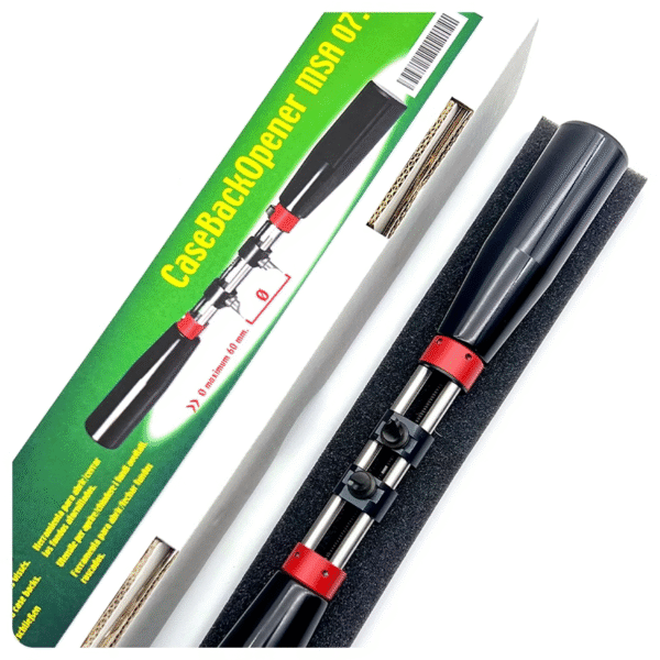 HOROTEC MSA07.023 Swiss-Made Extra-Long Watch Case Back Opener (for Up to 60mm Cases) - Watch Repair Tool