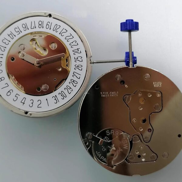 6- Watch Accessories, Brand New Imported Swiss RONDA 5021.D Movement (Gold and White Versions), 5-Hand Movement