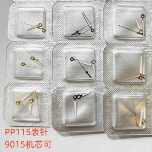 Watch Accessories: Watch Hands Compatible with PP (Patek Philippe) 9015, Patek Philippe 115 (Hour, Minute, Second Hands) with Luminous Function