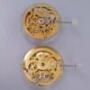 6 Watch Accessories, Domestic-Made Movement, Mechanical Movement, Movement Accessories, Shanghai-Made, Yite Three-Hand Skeleton Gold Movement.