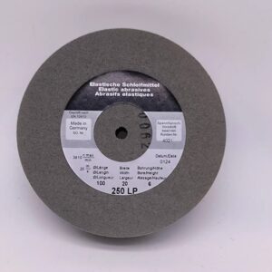 German 250LP/GP Rubber Sanding Wheels for Watch Repair – 250LP Medium Hard Polishing Wheel & 250G Soft Grinding Wheel