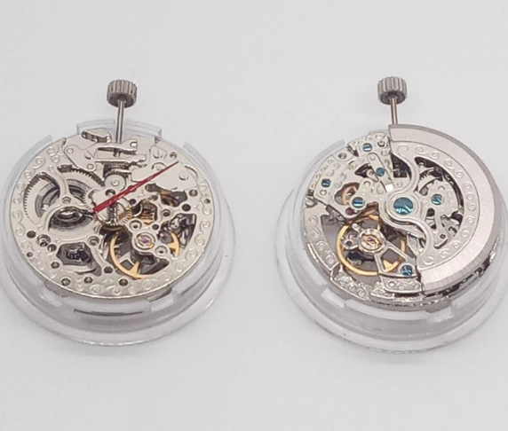 Watch Accessories, Brand-New Tianjin TY2807 Movement, ST16 Skeleton Automatic Movement, Domestic-Made Mechanical Movement.