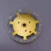 Watch Accessories: Swiss Imported Original ETA2834 Date Disc, Day Disc, 2834-2557 in Gold and White