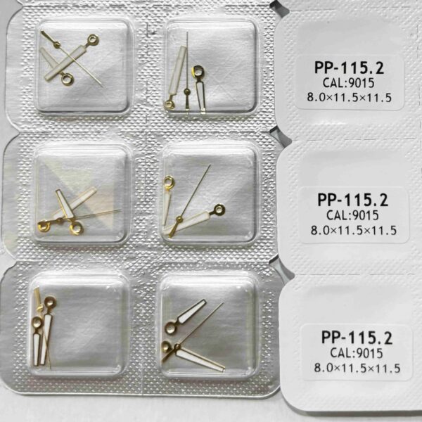 Watch Accessories: Watch Hands Compatible with PP (Patek Philippe) 9015, Patek Philippe 115 (Hour, Minute, Second Hands) with Luminous Function