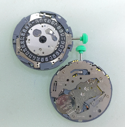 6】 Watch Movement Accessories: Brand-New Original Japanese Miyota OS20 Movement, 3-6-9 Seconds, Calendars at 3 & 6 O'clock Positions