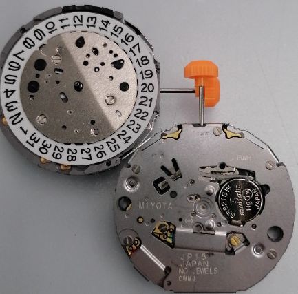 Watch Accessories: Miyota Movement, GL15 & GL17 Movements, Two-Hand Quartz Movement