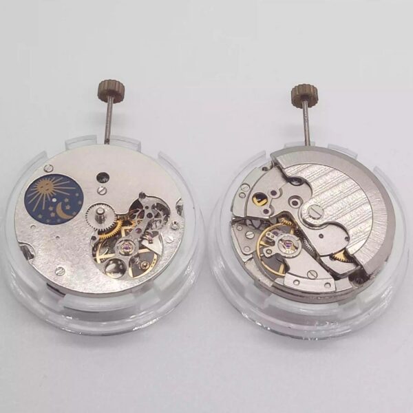 Watch Accessories: Citizen 8205 Domestic Movement, 3-6-9 Seconds 6-Hand 2813 Movement, Single Calendar 5-Hand Moon Phase Movement