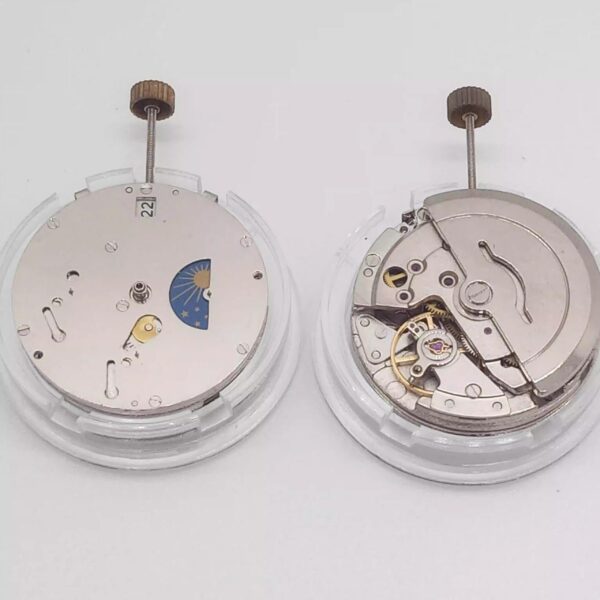 Watch Accessories: Citizen 8205 Domestic Movement, 3-6-9 Seconds 6-Hand 2813 Movement, Single Calendar 5-Hand Moon Phase Movement
