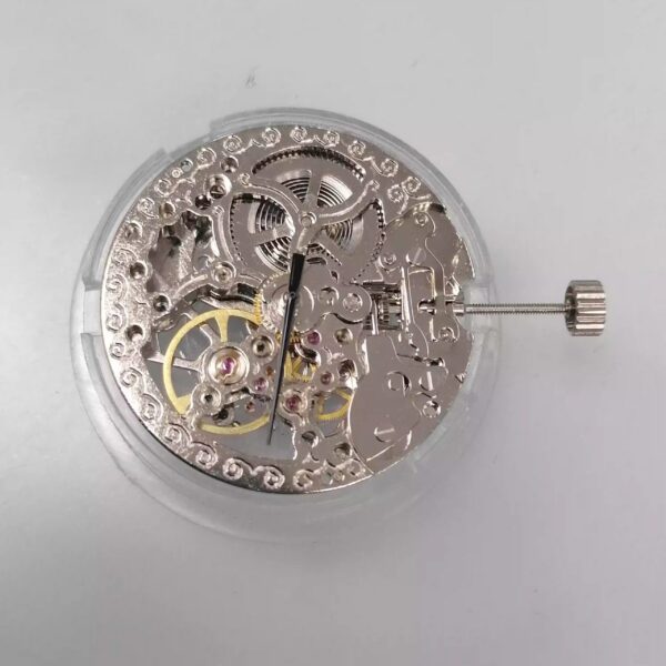 Watch Accessories, Brand-New Tianjin TY2807 Movement, ST16 Skeleton Automatic Movement, Domestic-Made Mechanical Movement.