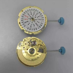 7- Watch accessories: Japanese Miyota 6T51 Movement, Women's Mechanical Watch, 6601 White Movement & Gold Movement