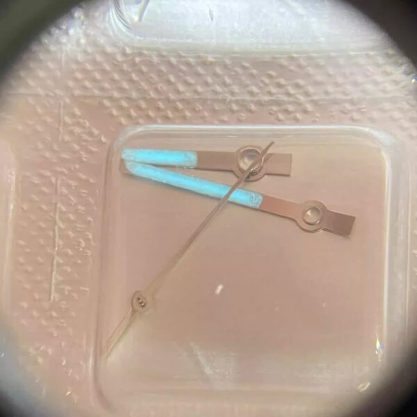 7 Watch Accessories: Hands for Rolex Calibre 3235, Super Bright Blue Luminous Hands, Luminous Hands for Rolex 126209 / 126300