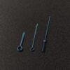 Watch Accessories: Quartz Watch Hands for Cartier Ballon Bleu 057 Movement (Hour & Minute Hands, Flamed Blue Two-Hand Set, 28mm Dial)