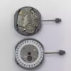 Watch Movement Accessories: Brand New GN12 White Quartz Single Calendar Movement, Replacement for GN10 Movement, Three-Hand