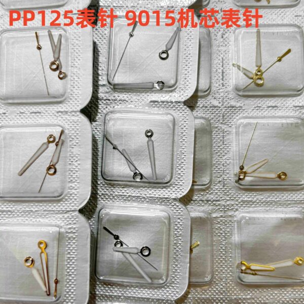 Watch Accessories: Compatible with Patek Philippe (PP) 125 Watch Hands, 9015 Movement Hands (Hour, Minute, Second Hands) with Luminous Function