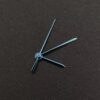 Watch Accessories: Quartz Watch Hands for Cartier Ballon Bleu 057 Movement (Hour & Minute Hands, Flamed Blue Two-Hand Set, 28mm Dial)