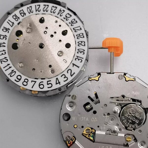 Watch Spare Parts: Quartz Movement, Japanese Movement, JS05 Movement, Single Calendar Six-Hand with Calendar at 3 O'clock Position