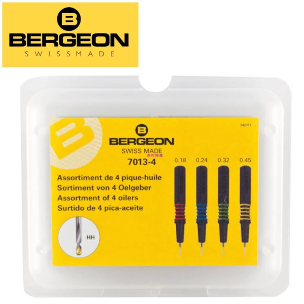 Swiss Made BERGEON 7013-4 Haute Horlogerie Precision Oilers Set (4-Piece)