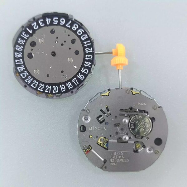 Watch Spare Parts: Quartz Movement, Japanese Movement, JS05 Movement, Single Calendar Six-Hand with Calendar at 3 O'clock Position