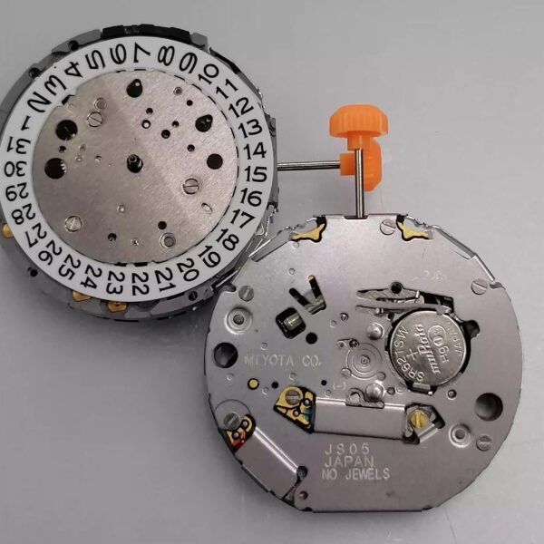 Watch Spare Parts: Quartz Movement, Japanese Movement, JS05 Movement, Single Calendar Six-Hand with Calendar at 3 O'clock Position