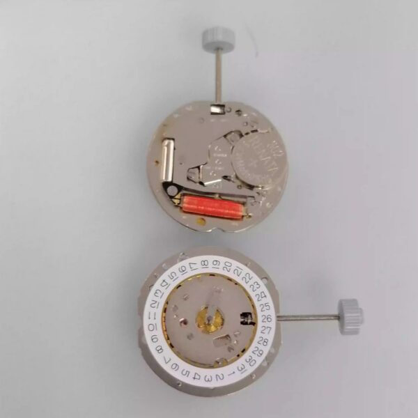Watch Accessories, Original Imported Swiss RONDA 784 Two-Hand Movement (Date at 3/6 O'clock Positions), Gold Version