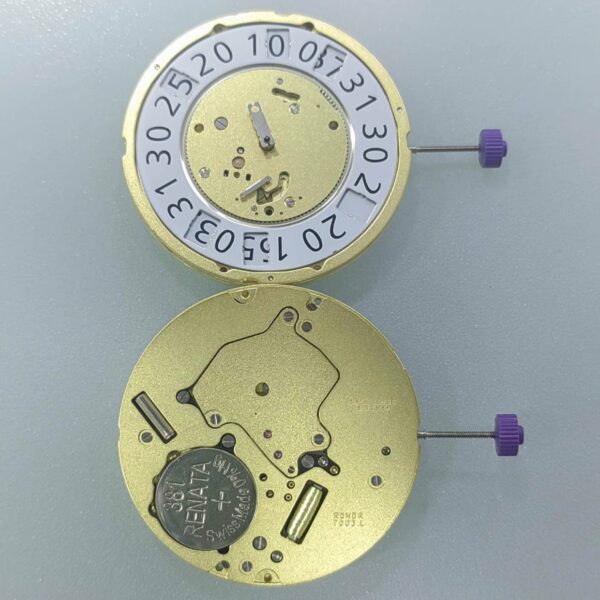 Swiss RONDA Movements 7004N, 7004B, 7004P, 7003N, 7003B, 7003L (Gold Version) - Watch Accessories