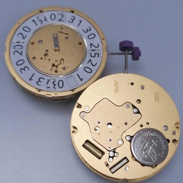 Swiss RONDA Movements 7004N, 7004B, 7004P, 7003N, 7003B, 7003L (Gold Version) - Watch Accessories