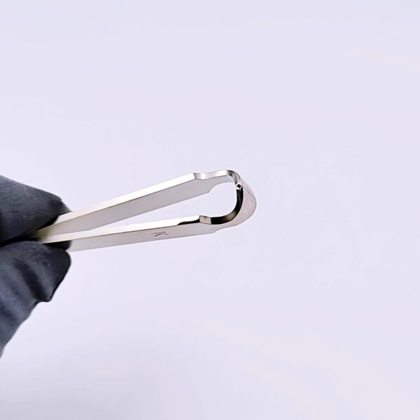 Swiss BERGEON 7427-NP-K Precision Tweezers (for Watch Repair) – for Carbon Steel Component Handling & Watch Hand Removal