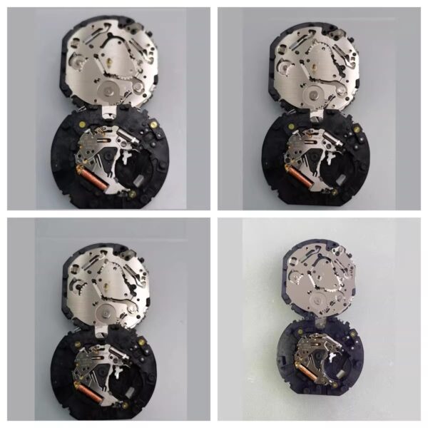 88 Original Brand-New Japanese Seiko VX9JE Six-Hand Movement, VX9N, VX9P, VX9J-H3 (3 High Tubes)