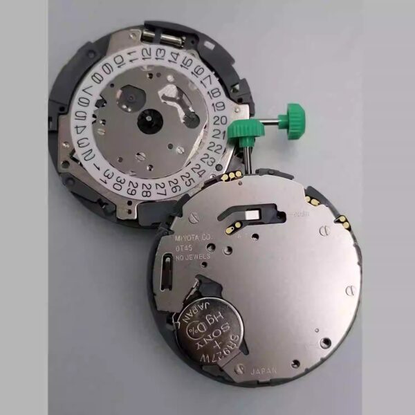 9- Watch Accessories: Original Brand - New Japanese Miyota OT45 Quartz Movement