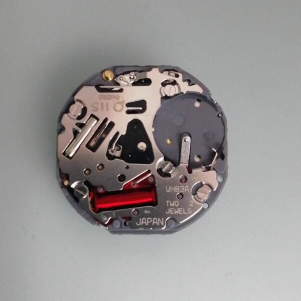 9- Watch Accessories: Three - hand Movement, TMI VH83A Quartz Movement, VH83 Movement, with Sub - dials at 3, 6 and 9 O'clock