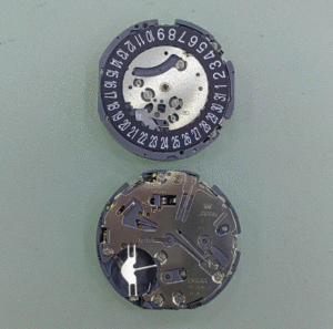 Watch Accessories: Original Japanese VK64 Quartz Movement, VK64A Movement, Five-Hand, 6 O'clock Position, 3-9 Seconds