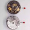 9 Watch Accessories, Domestic Mechanical Movement, Shanghai Double Balance Wheel Mechanical Movement, Double Balance Wheel with Moon Phase at 2 O'clock Position