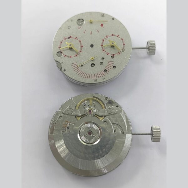 Watch Accessories, Tianjin ST25 Movement, Multi-Function Mechanical Movement with Dual Time Zone, Calendar, Rebound Power Reserve Display 2545