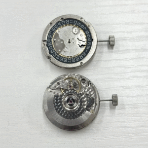 9 Watch Accessories, Tianjin ST25 Movement, ST2551 Three-Hand Mechanical Movement with Black Calendar.