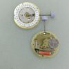 Watch Accessories, Swiss Movement, RONDA 785 Three-Hand Quartz Movement (Gold & White Versions, Date at 3 O'clock Position)