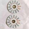 Swiss Original Imported ETA2836 Movement Accessories: Original Date Discs, Day Discs (2836-2557, 2561)