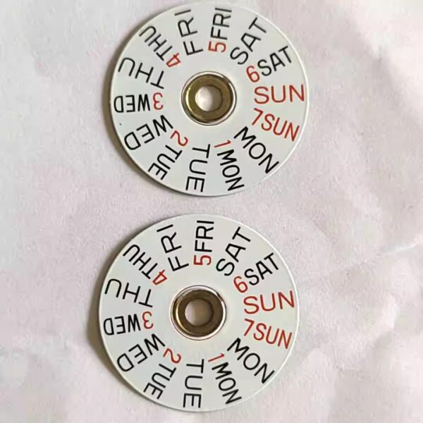 Swiss Original Imported ETA2836 Movement Accessories: Original Date Discs, Day Discs (2836-2557, 2561)