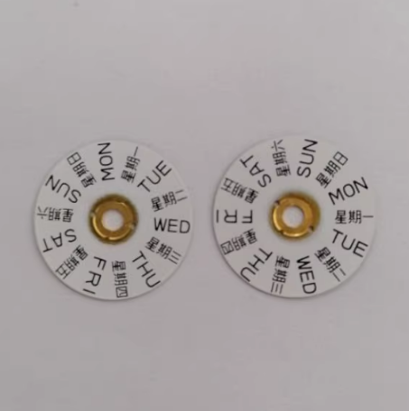 Swiss Original Imported ETA2836 Movement Accessories: Original Date Discs, Day Discs (2836-2557, 2561)