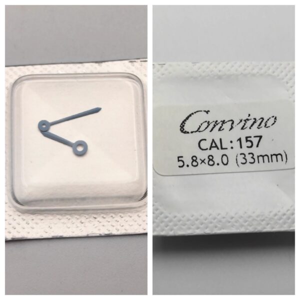 Quartz Cartier Ballon Bleu, for 057-157, 690 movements. Watch hands (blue women's style, blued steel, two hands).