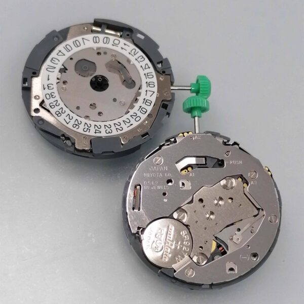 Watch Accessories: Brand New Original Japanese Miyota OS60 Quartz Movement, [Function] at 3 O'clock Position