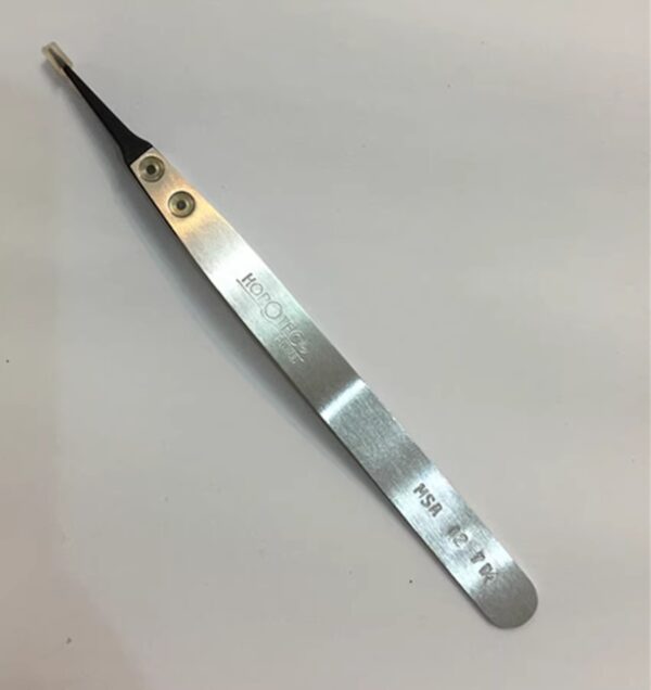 Swiss-Made Watch Repair Tool MSA12.714 & MSA12.724 Fine Carbon Fiber Hard Extra-Pointed Tip Tweezers (No. 27)