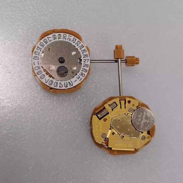 Watch Accessories: Brand New Original Japanese Miyota GL12 Movement, Replacement for GL10 Three-Hand Single Calendar Quartz Movement