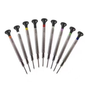 Swiss Imported BERGEON 7965 Stainless Steel Slotted Screwdrivers (with Special Knurled Shaft)