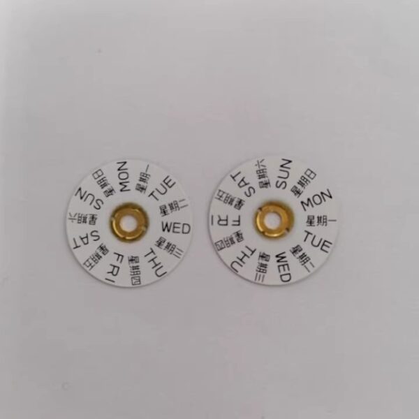 Swiss Original Imported ETA2836 Movement Accessories: Original Date Discs, Day Discs (2836-2557, 2561)