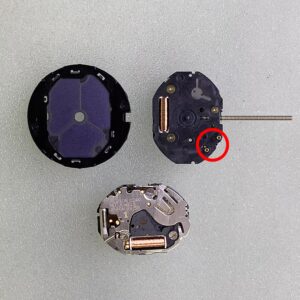 Watch Accessories: Brand-New Original Japanese VS15A Movement, Eco-Drive Two-Hand Movement, Replacement for V110 Solar-Powered Movement