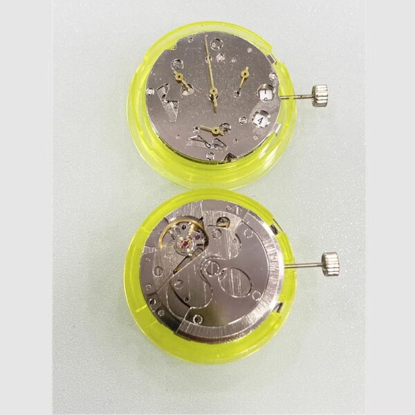 Watch Accessories, Tianjin T17 Forked Movement, Perpetual Calendar with Big Date, 3-6-9 Second Moon Phase, Single Calendar Two-and-a-Half-Hand Gold Movement.