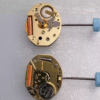-- Watch Accessories, Swiss Ronda 753 Three-Hand Quartz Movement, Gold Version