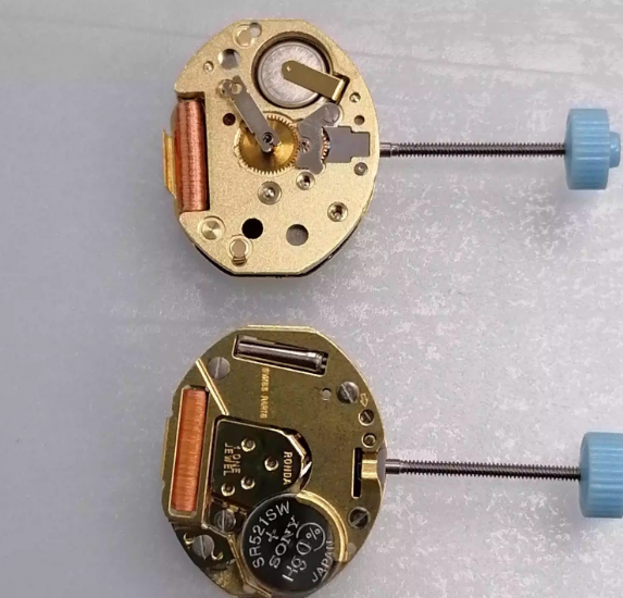 -- Watch Accessories, Swiss Ronda 753 Three-Hand Quartz Movement, Gold Version